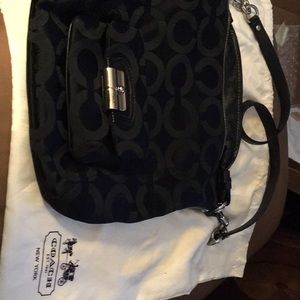 Coach purse with original bag. Black